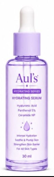 Hydrating Serum dari Aul's Skincare membantu menjaga kelembapan kulit dengan tekstur ringan yang nyaman digunakan setiap hari.